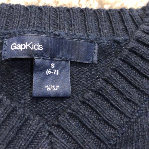 Gap V neck  sweater, navy - Picture 4 of 6